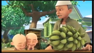 Upin dan Ipin  Pisang Goreng Ngap Ngap [upl. by Enicul]