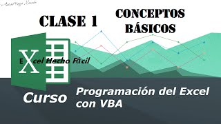 Conceptos básicos – Clase 1 – Programación del Excel con VBA [upl. by Marcelia]