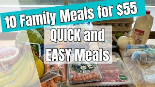 EXTREME BUDGET MEAL PLAN amp GROCERY HAUL  15 Weekly Budget 2 Adults  5 Dinners amp 5 Lunches for 15 [upl. by Nylram]