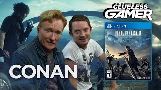 Clueless Gamer quotFinal Fantasy XVquot With Elijah Wood  CONAN on TBS [upl. by Quiteri]