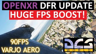 DCS World DFR UPDATE is a GAME CHANGER VARJO AERO ULTRA SETTINGS DOF Reality H2  F16 ENGINE OUT [upl. by Ludovika]