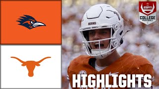 UTSA Roadrunners vs Texas Longhorns  Full Game Highlights  ESPN College Football [upl. by Lark317]