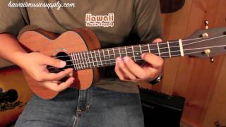 Ukulele Tutorial  quotWhile My Guitar Gently Weepsquot  Jake Shimabukuro versionPart 1 [upl. by Dupre]