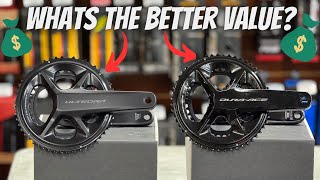 12 SPEED ULTEGRA Di2 vs DURA ACE Di2 WHATS THE BETTER VALUE REAL WEIGHTS [upl. by Kenlay]