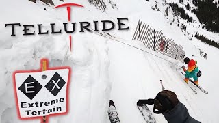 Skiing Every DOUBLE BLACK and EXTREME Run at TELLURIDE [upl. by Ponton]