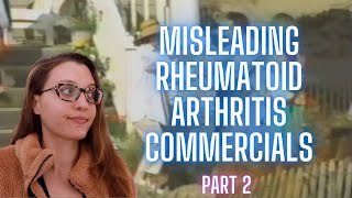 Why Do Arthritis Commercials Suck Part 2  Methotrexate Orencia Xeljanz Remicade [upl. by Elletnuahs374]