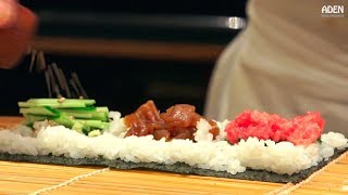 Sushi Rolls  Restaurant in Tokyo  Japanese Cuisine [upl. by Monahan]