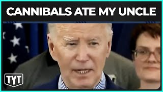 Biden My Uncle Was Eaten By Cannibals in New Guinea [upl. by Nallek]