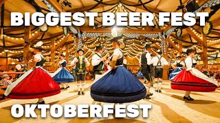 Oktoberfest the worlds biggest beer festival • 4K [upl. by Yhtomot]