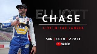 Live Chase Elliotts Charlotte Roval InCar Camera presented by CocaCola [upl. by Eivla116]