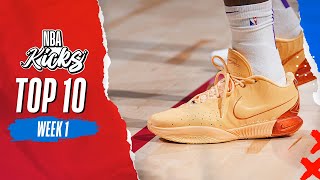 Top 10 NBA Sneakers  NBAKicks  Week 1 [upl. by Eelime]