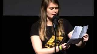 Poetry Slam Meisterschaft 2013 quotHazel Bruggerquot 0214 [upl. by Amilas]