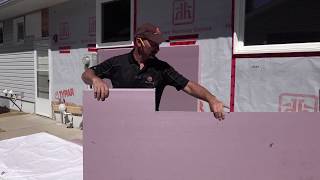 How To Install Styrofoam Insulation On A Homes Exterior [upl. by Ramunni]