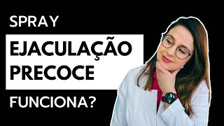 Spray para ejaculação precoce   Dra Bianca Urologia [upl. by Ellened781]