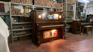 Stafford Nickelodeon Company Orchestrion Player Piano Visiting Giovanni Vitiellos workshop [upl. by Fife908]