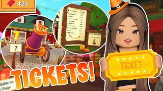 🎫TICKETS🎃Bloxburg HALLOWEEN Update 2024👻 [upl. by Hassin988]