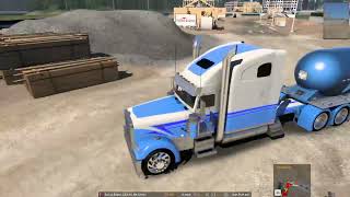 American Truck Simulator  Freightliner Classic XL  SCS Gas Tanker  Cat C15 MXS [upl. by Kohcztiy]