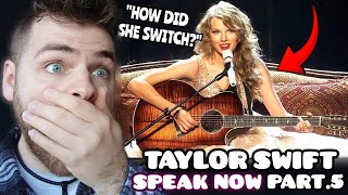 First Time EVER Reacting to Taylor Swift Speak Now World Tour  Part 5  REACTION [upl. by Epilihp526]