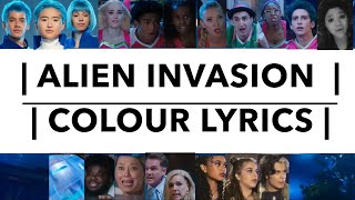 Alien Invasion  Zombies 3  Colour Lyrics [upl. by Yrac]