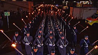 Yorckscher Marsch Einmarsch des Wachbataillons der Bundeswehr  Großer Zapfenstreich 02122021 [upl. by Itsim737]