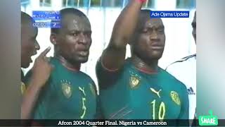 Afcon 2004 QF Nigeria vs Cameroon 2️⃣1️⃣ [upl. by Younger]