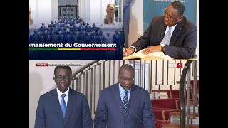 Remaniement ministériel  La liste complète des 39 nouveaux ministres de Macky Sall [upl. by Abelard902]