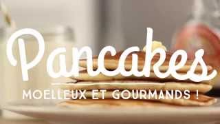 Recette des véritables Pancakes  CuisineAZ [upl. by Meryl704]