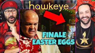 HAWKEYE 1x6 EASTER EGGS amp BREAKDOWN REACTION Finale Details You Missed  Kingpin [upl. by Schrick]