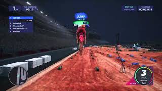 Supercross 5 Online Gameplay  Crazy First Online Races1 [upl. by Irek]