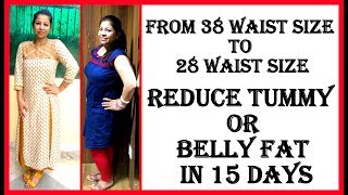 How To Lose Belly Fat Fast in 2 Weeks Without Exercise  Get Rid of Belly Fat  Fat to Fab [upl. by Busiek791]