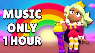 Candyland Menu MUSIC Only  Brawl Stars 1 Hour Themes [upl. by Klina]