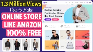 How to Create an eCommerce Website with WordPress FREE – ONLINE STORE 2022 [upl. by Secundas411]