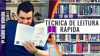 TCC  REVELADO TRUQUE SIMPLES QUE FARÁ VOCÊ LER MAIS LIVROS  13 DE 30 [upl. by Erastes]