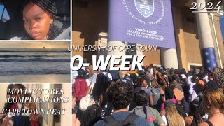 UCT OWEEK 2024 PT1  Roadtrip Moving into res registration South African Youtuber [upl. by Dier]