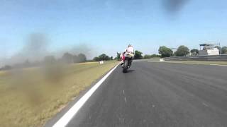 Snetterton R1 onboard with Milwaukee Yamahas James Ellison [upl. by Alphonso569]