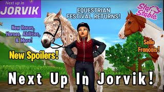 NEW Sso Spoilers NEW SELLE FRANCAIS HORSE FESTIVALS amp MORE In Star Stable😮 sso starstable [upl. by Michey]