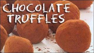 What Are amp How to Make Chocolate Truffles Recipe [upl. by Adnorrahs]