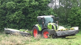 Claas mowing silage [upl. by Anpas]