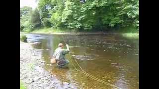 Pat Regan  dry fly fishing for grayling [upl. by Eerised]