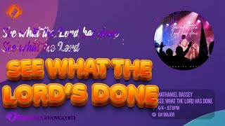 See What The Lord Has Done – Nathaniel Bassey Karaoke Instrumental  Lyrics With Backing Vocals [upl. by Garratt104]