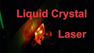 Cholesteric Liquid Crystal Laser in Action [upl. by Lenahtan]