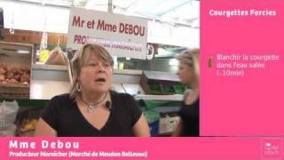 Recette Minceur des Courgettes Farcies de Mme Debou  Mrs Debous Healthy Stuffed Zucchini Recipe [upl. by Flanagan]