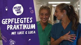 Das gepflegte Praktikum  Folge 1 Luisa amp Luise in der septischen Chirurgie PflegeKannWas [upl. by Srednas]