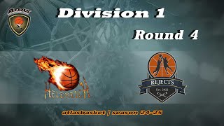 Atlasbasket  Div 1Round 4  HELDREICH vs REJECTS [upl. by Esmaria156]