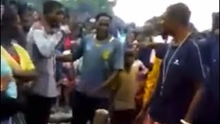 CAPRIVIAN WITCH DOCTOR GETS BEATEN N THEN GIVES HIS LIFE TO JESUS CHRIST [upl. by Kalinda]