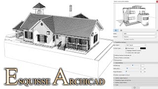 IMAGE ESQUISSE DANS ARCHICAD [upl. by Luanne217]