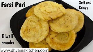 farsi puri recipe  Gujarati traditional diwali snack [upl. by Remington38]