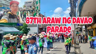 Happy 87th Araw ng Davao celebration parade march 172024 [upl. by Nihsfa]