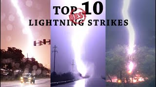 BEST LIGHTNING STRIKES  Top 10 Countdown [upl. by Aleda]