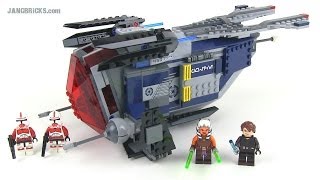 LEGO Star Wars 75046 Coruscant Police Gunship reviewed [upl. by Kudva924]